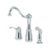 Marielle Four Hole Kitchen Faucet with Side Spray