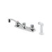 Pfirst Series Two Handle Centerset Kitchen Faucet with Side Spray