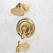 Amarilis Jasmine Diverter Bath/Shower Faucet Trim Kit with EverClean