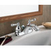 Hampton Centerset Bathroom Faucet with Double Metal Lever Handles