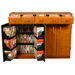 VHZ Entertainment Multimedia Cabinet with Library Style Drawers