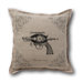 Retro-Futuristic Artifacts Peacemaker Raygun Pillow Cover