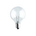 60W Krystal Touch G16 Globe Chandelier Bulb in Bright White