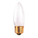 25W Incandescent Torpedo Chandelier Bulb with Medium E26 Base in Frost