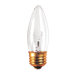 60W Incandescent Torpedo Chandelier Bulb with E26 Base in Clear