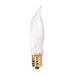 7.5W Candelabra Flame Tip Chandelier Bulb with E12 Base in Warm White