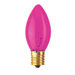 7W C9 Christmas Light in Transparent Pink