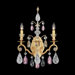 Renaissance Rock Crystal Two Light Wall Sconce