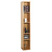 Heirloom 73.5" H Heavy Duty Tower Bookcase in Oak Veneer