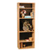 Modular Real 65.5" H Bookcase in Oak Wood Veneer
