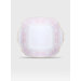Lacewood Gold Pink 11" Square Plate