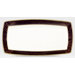 Mahogany Rose 14.25" Rectangular Serving Platter