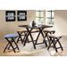 Cross 5 Piece Counter Height Dining Set