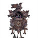13" Cuckoo Clock with Hand-Painted Flowers and Dancing Figurines