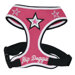 Super Star Dog Harness Vest in Pink