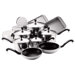 Classic Stainless Steel 17-Piece Cookware Set