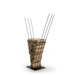Bamboo Metal Log Rack