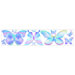 Fluttering Butterflies Freestyle Peel and Stick Decal in Blue