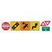 Traffic Signs Freestyle Peel and Stick Decal ( Set 2) in Bright