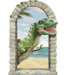 T-Rex Window Wall Decal