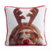 Holiday Bulldog Pillow
