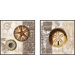 Scripted Shells Framed Art (Set of 2)