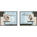 Scrapbook Shell Framed Art (Set of 2)