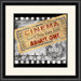 Lights Camera Action B Framed Art