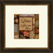 Home and Love B Framed Art