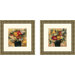 Floral Daisy Dynamic Framed Art (Set of 2)