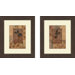 Botanical Fall Foliage Framed Art (Set of 2)