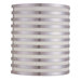 Bilbao Two Light Wall Sconce in Satin Aluminum
