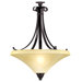 3 Light Inverted Pendant