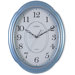 Caliber Oval Case Wall Clock in Blue