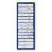 Pocket Chart Scheduling 12-1/2 X 33