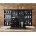 Newport Expandable Bar Cabinet in Black