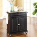 Kitchen Cart with Stainless Steel Top