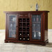Alexandria Sliding Top Bar Cabinet in Vintage Mahogany