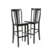 Shield Back 30" Barstool in Black