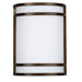 Palette 8" x 10.5" Two Light Wall Sconce in Merlot Bronze