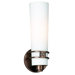 Crossroads One Light Wall Sconce in Merlot Bronze
