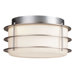 Hollywood Hills Outdoor Flush Mount in Vista Silver