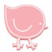 Mini Glitter Fat Bird