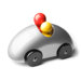 Streamliner Rally Car in Silver
