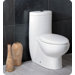 Delphinus One-Piece Dual Flush Toilet with Soft Close Seat