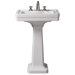 Lutezia II 24" Pedestal Bathroom Sink