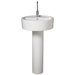 Solutions Round Pedestal Bathroom Sink
