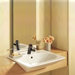 Ebla Semi-Encastre Bathroom Sink in White