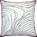 Rosewood Pillow in White and Chocolate
