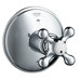Seabury 3 Port Diverter Trim with Cross Handle